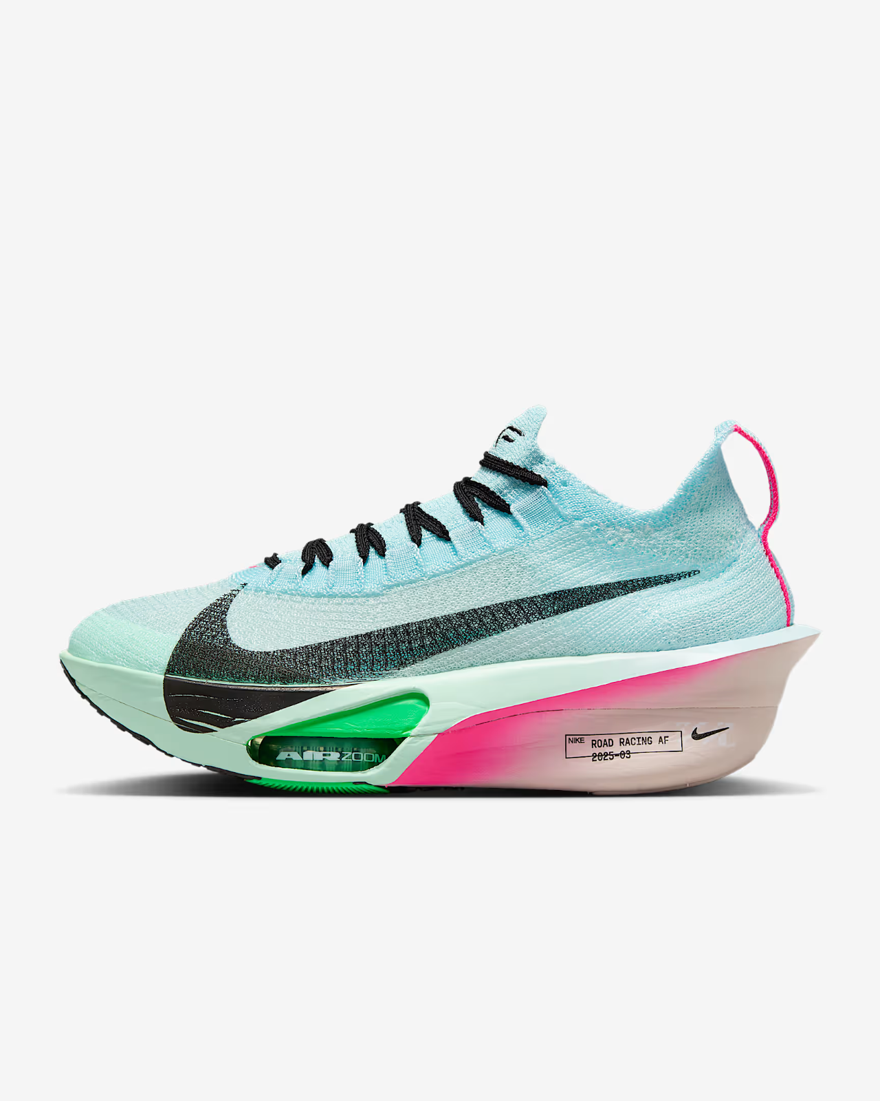 FD8315-400 Nike Alphafly 3 Glacier Blue Mint Foam Green Shock Black (Women's)