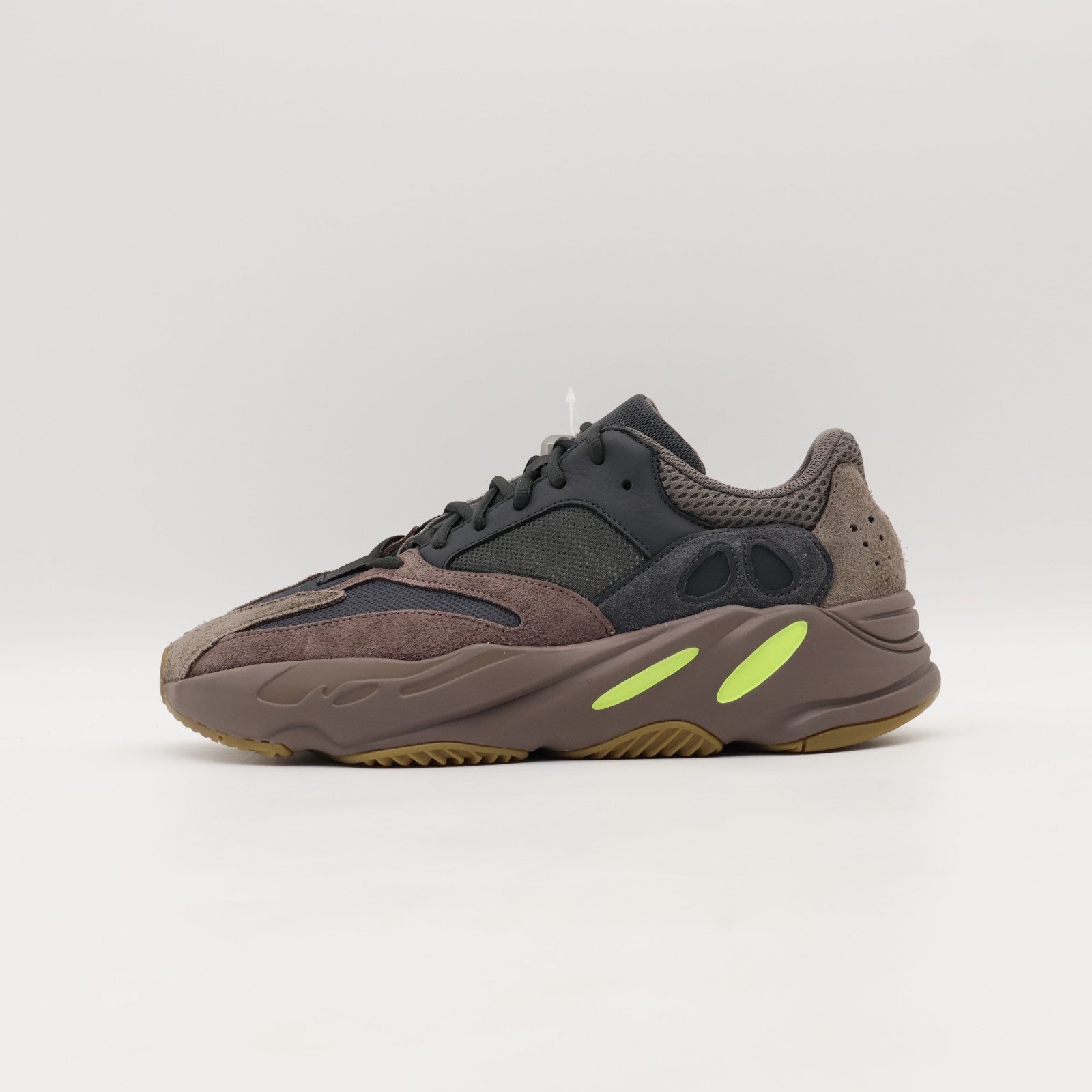EE9614 Adidas Yeezy Boost Waver Runner Mauve Dark Grey Yellow Charcoal Gray
