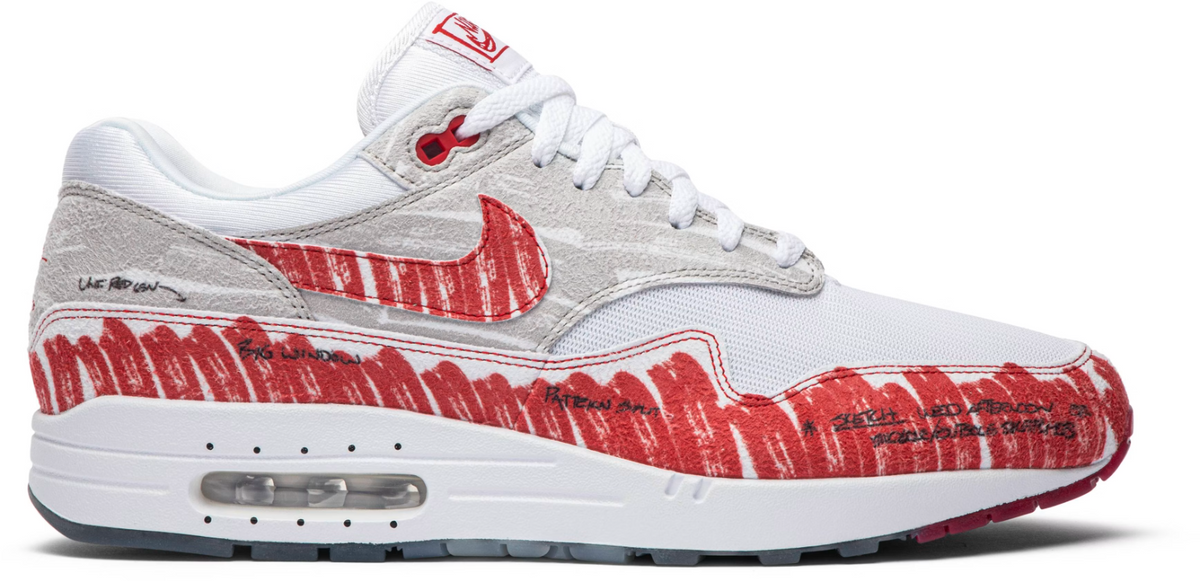 CJ4286-101 Nike Air Max 1 "Tinker Hatfield Sketch" (Men's)