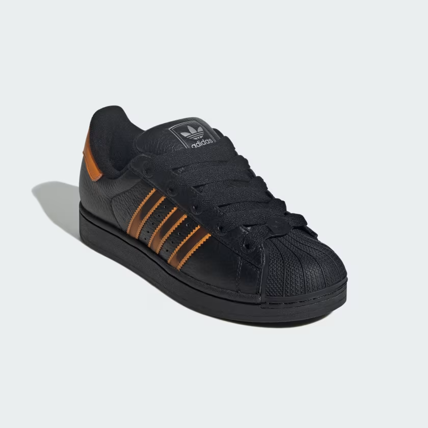 JQ6469 adidas Originals Superstar 2 Core Black Crew Orange Semi Impact(Women's)