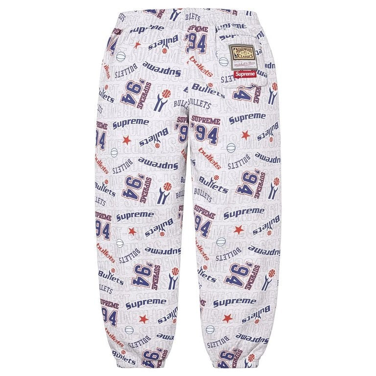 Supreme x Mitchell & Ness Teams Sweatpant Ash Grey