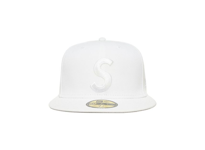 Supreme Screw Ball S Logo New Era White