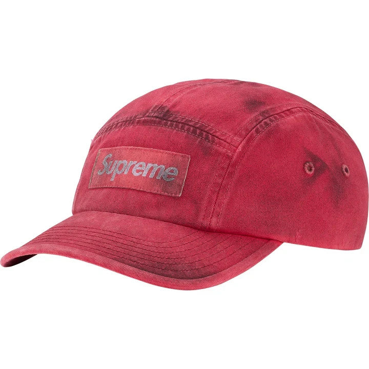 Supreme Overdyed Camp Cap Red