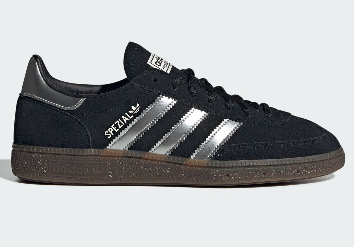 JP5356 adidas Originals Handball Spezial Core Black Silver Metallic Gum5 (Men's)