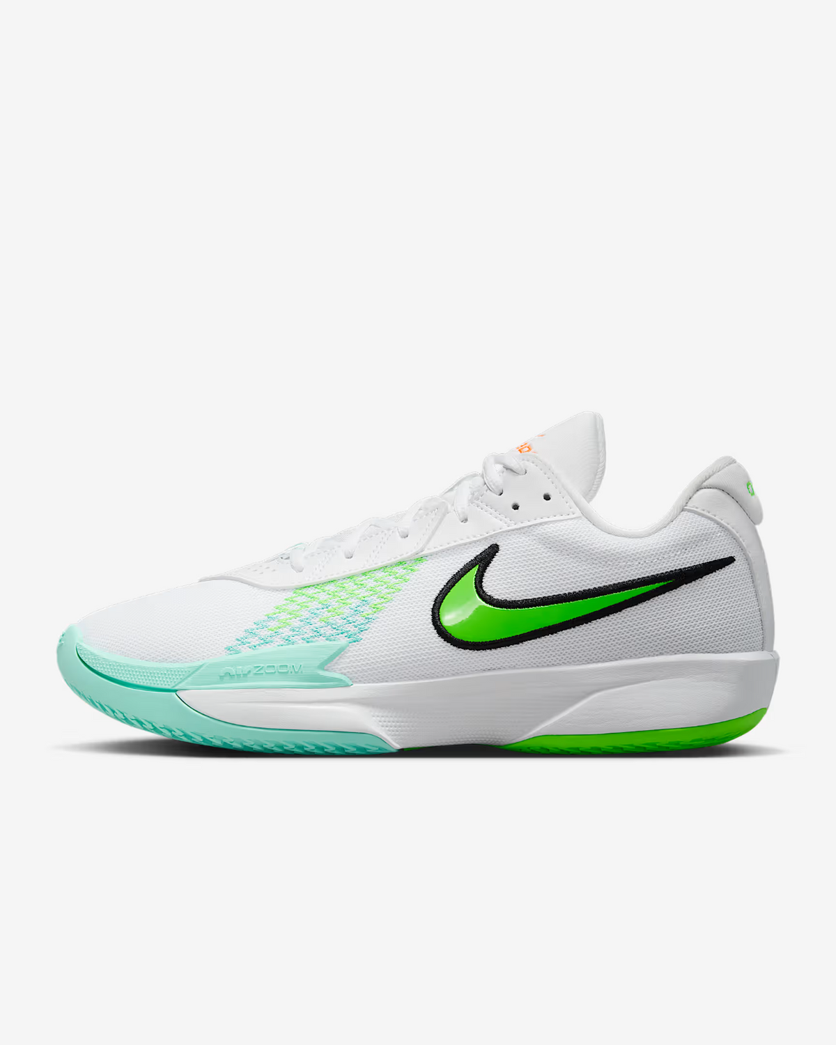 FB2598-107 Nike GT Cut Academy White Bleached Turquoise Black (Men's)