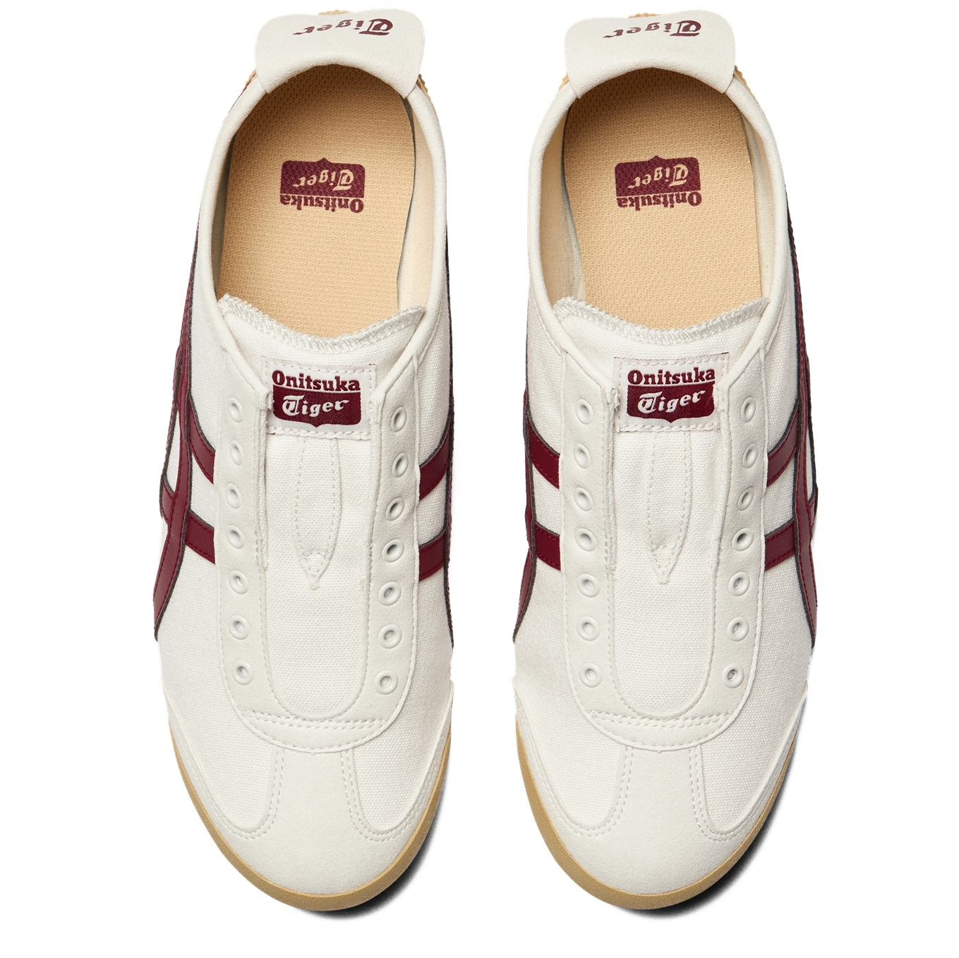 1183A360-131 Onitsuka Tiger Mexico 66 Slip-On Off WhiteBeet Juice (Men's)