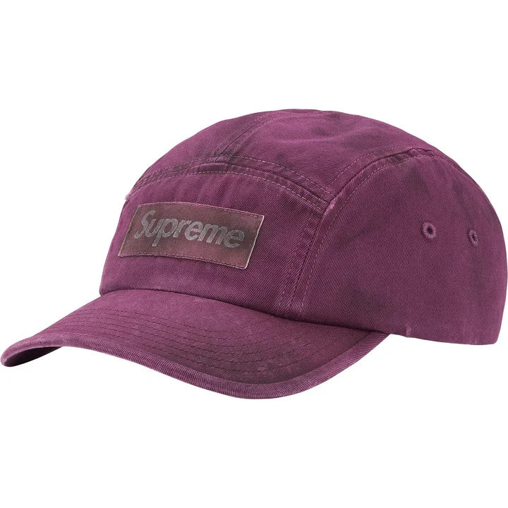 Supreme Overdyed Camp Cap Plum