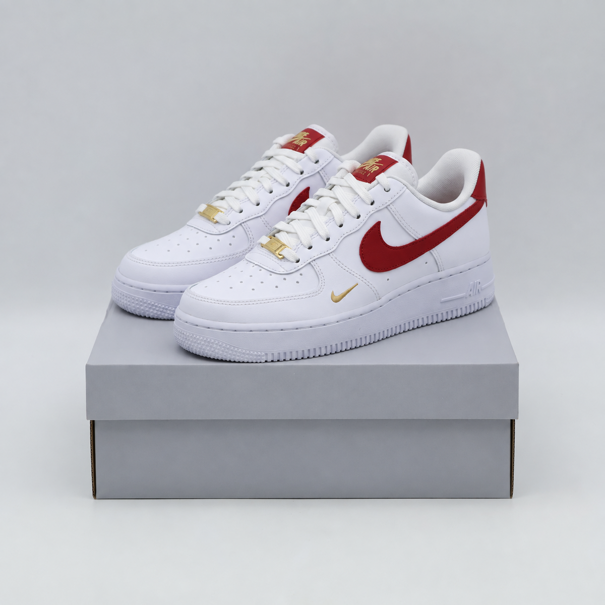 CZ0270-104 Nike Air Force 1 '07 Essential White Gym Red (Women's)