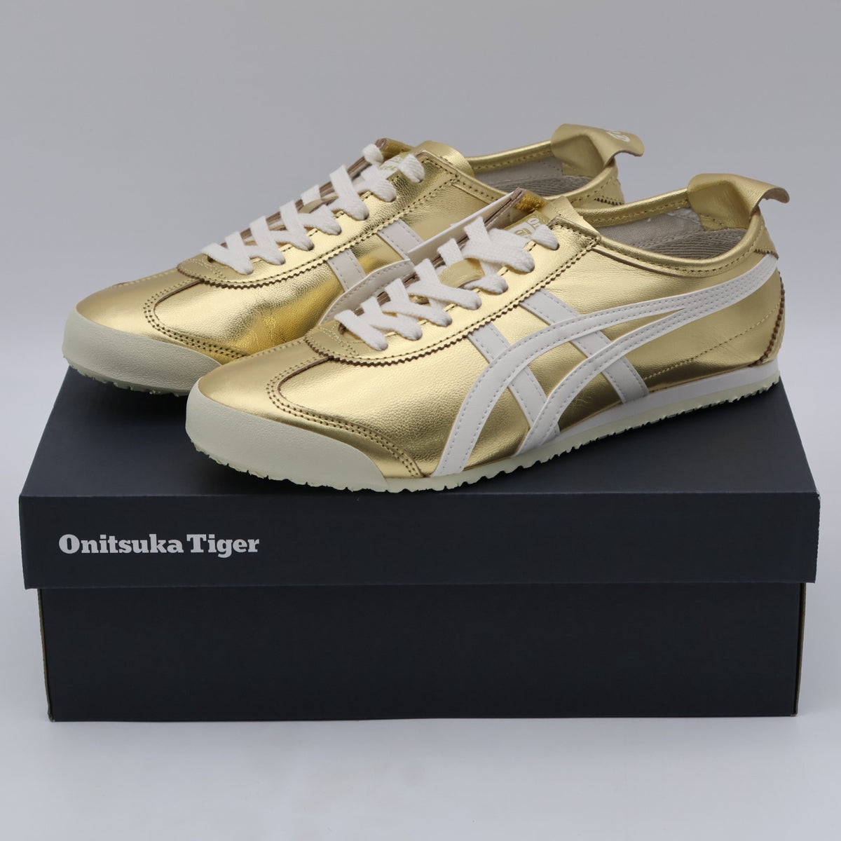 1183B566-201 Onitsuka Tiger Mexico 66 Gold White (Men's)