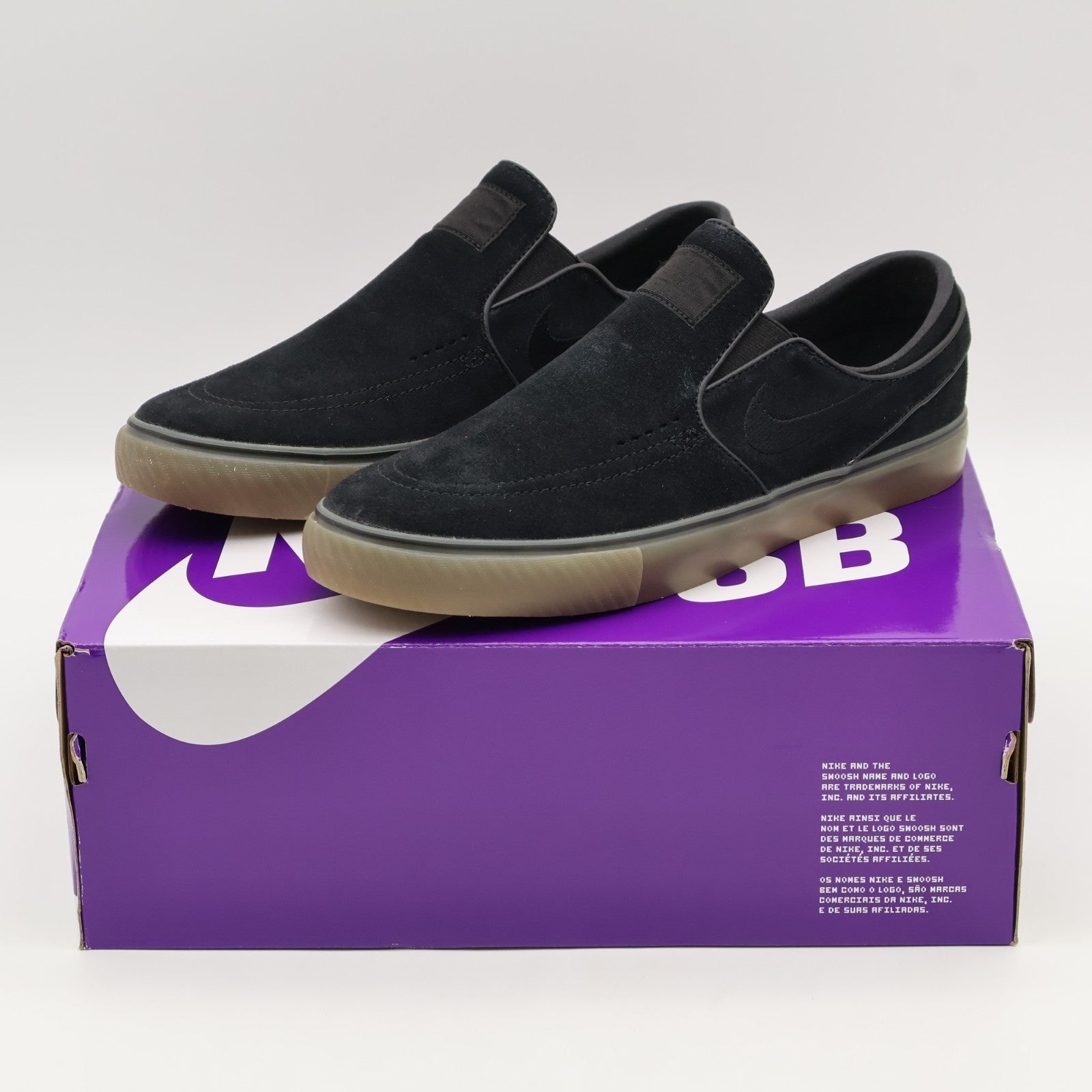 FN5893-003 Nike SB Janoski+ Slip Black Gum Light Brown (Men's)