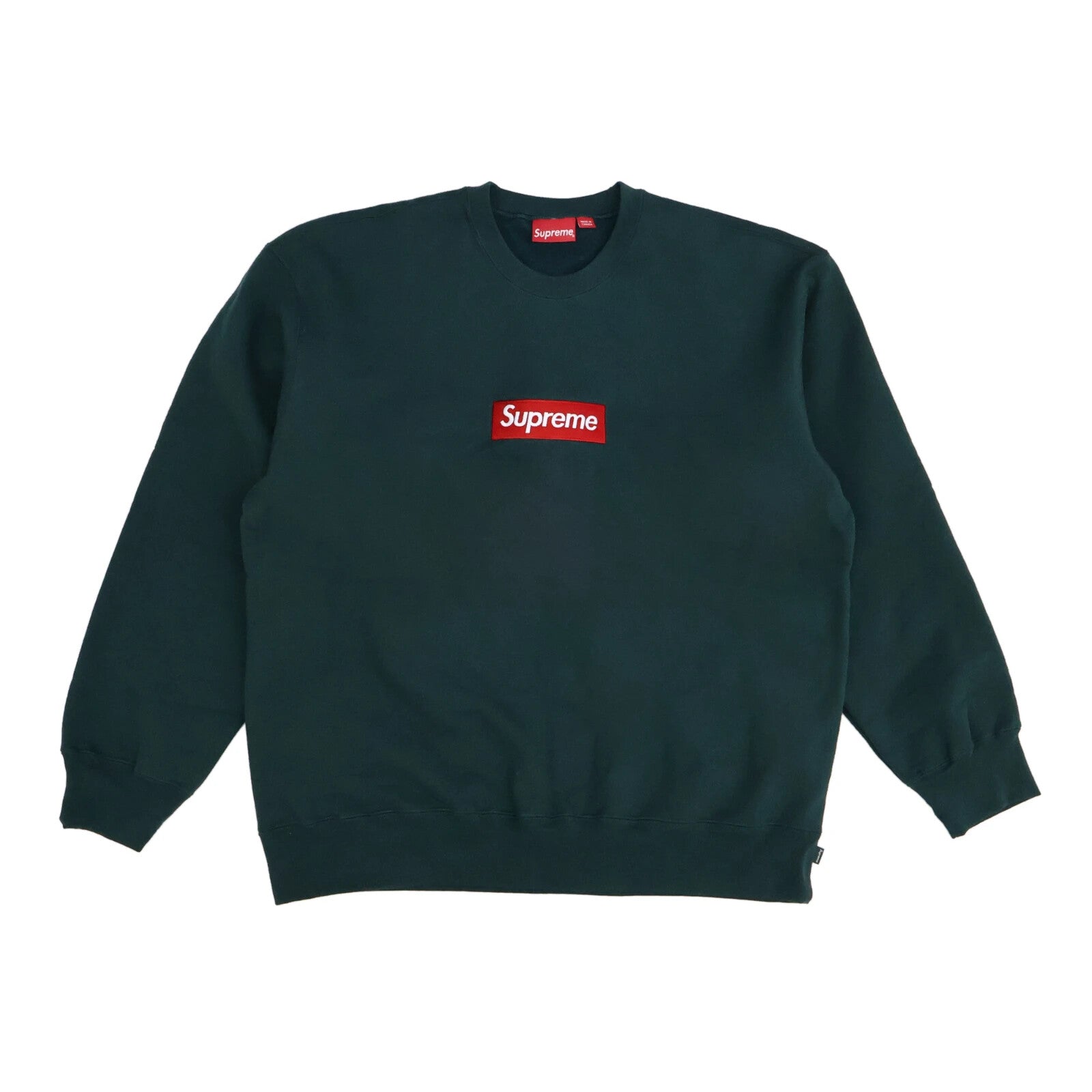 Supreme Box Logo Crewneck Dark Pine (22FW)