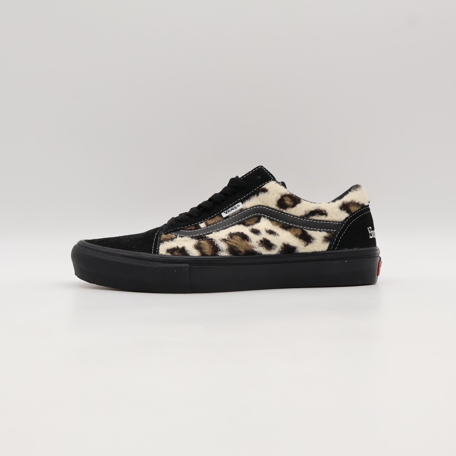 VN0A5FCBBM8 Supreme Vans Leopard Old Skool Black White (Men's)