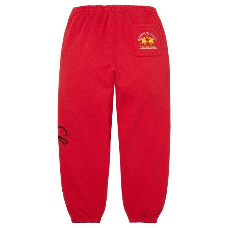 Supreme x La Martina Sweatpant Red