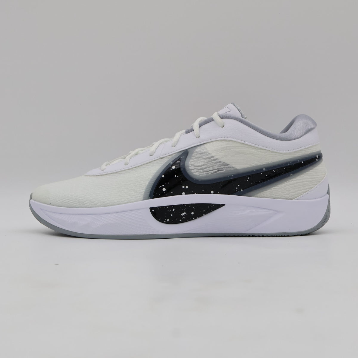 FJ7807-102 Nike Giannis Freak 6 White Black Wolf Grey (Men's)