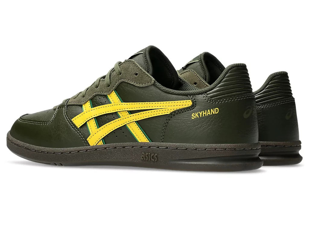 1203A451-301 Asics Skyhand OG Olive Canvas Tai Chi Yellow (Men's)