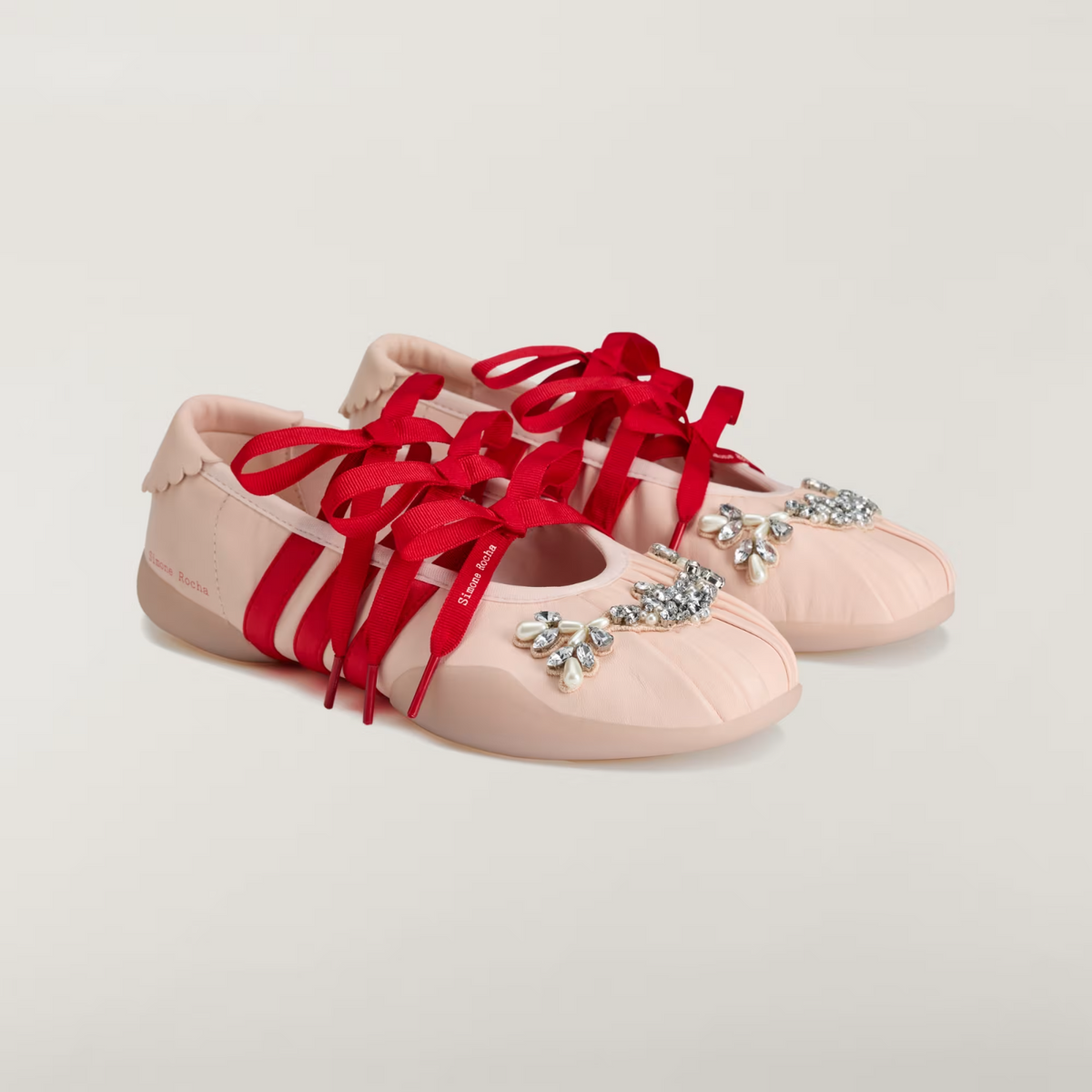 KJ5249 Simone Rocha à adidas Taekwondo Ballerina "Light Pink/Red" (Women's)