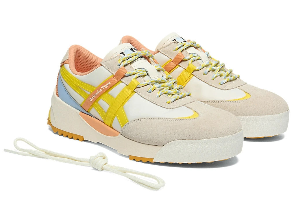 1183A604-101 Onitsuka Tiger Delegation EX Cream/Vibrant Yellow (Men's)