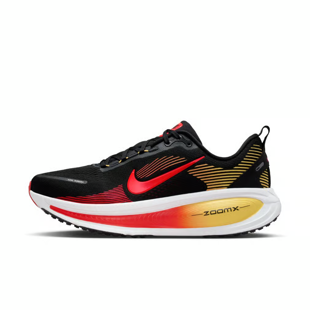 HM6803-016 Nike Vomero 18 Black Light Crimson Topaz Gold Bright Crimson (Men's)