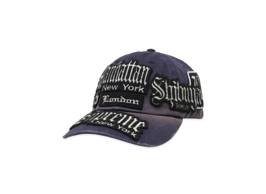 Supreme City Patches 6-Panel "Navy"