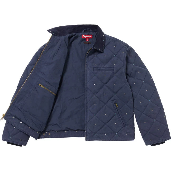 Supreme b.b. Simon Quilted Work Jacket Navy
