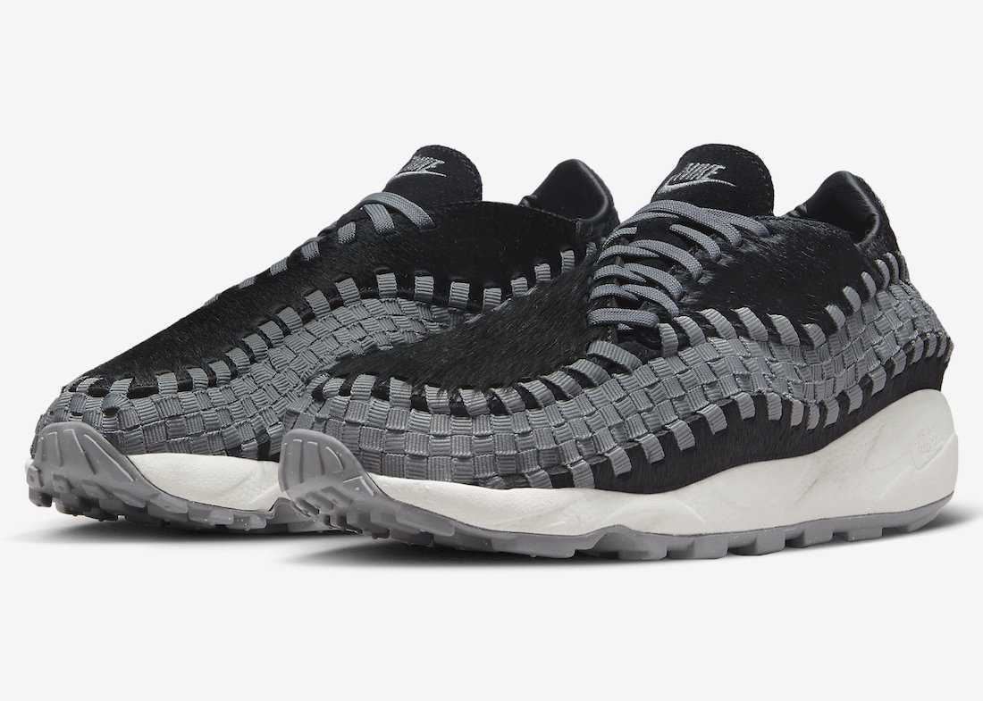 FB1959-001 Nike Air Footscape Woven Black and Smoke Grey (Women's)