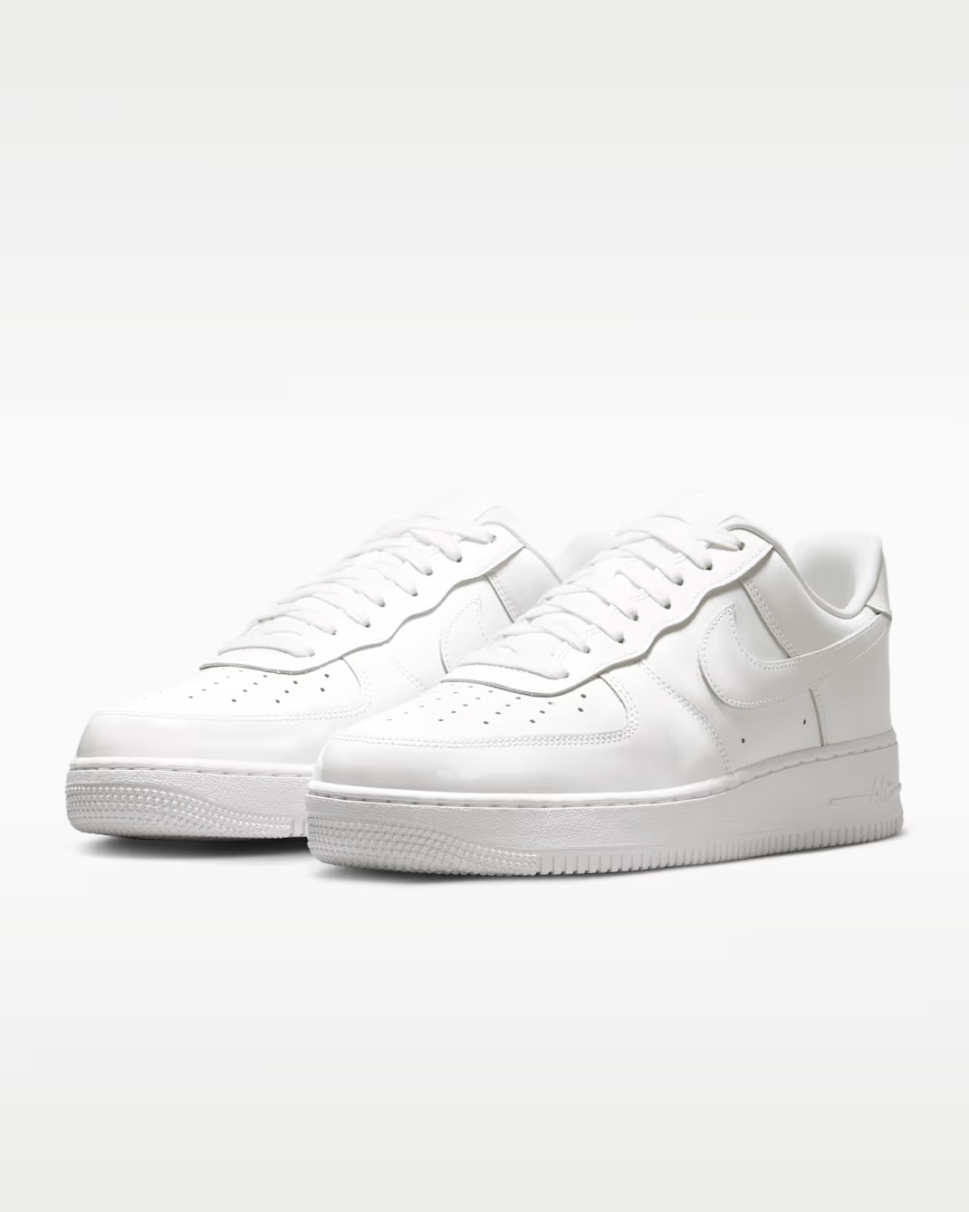 IV2857-100 Nike Air Force 1 '07 Patent Leather Triple White (Men's)