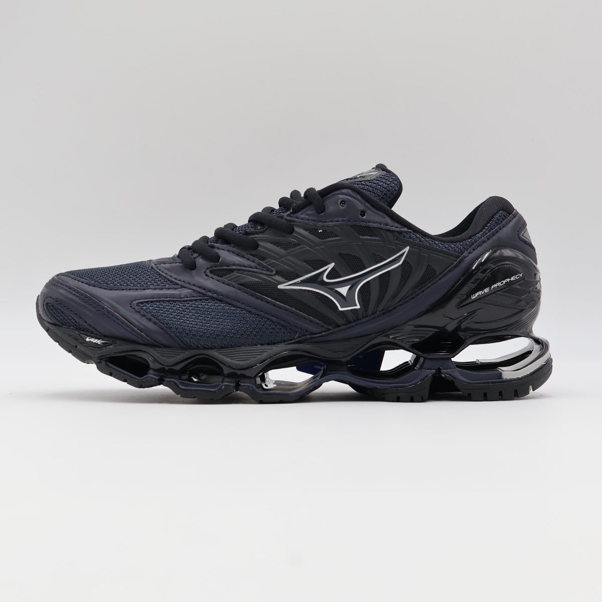 D1GA333707 Mizuno Wave Prophecy LS Navy Silver Dark Blue (Men's)