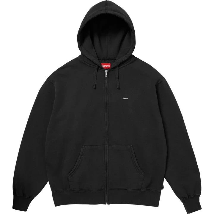 Supreme Small Box Zip Up Hooded Sweatshirt Black