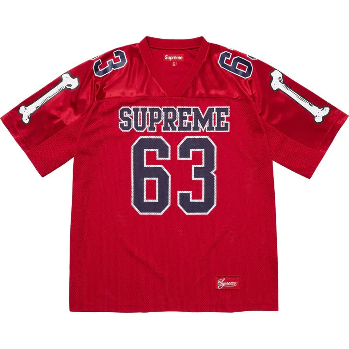 Supreme Bones Football Jersey Red