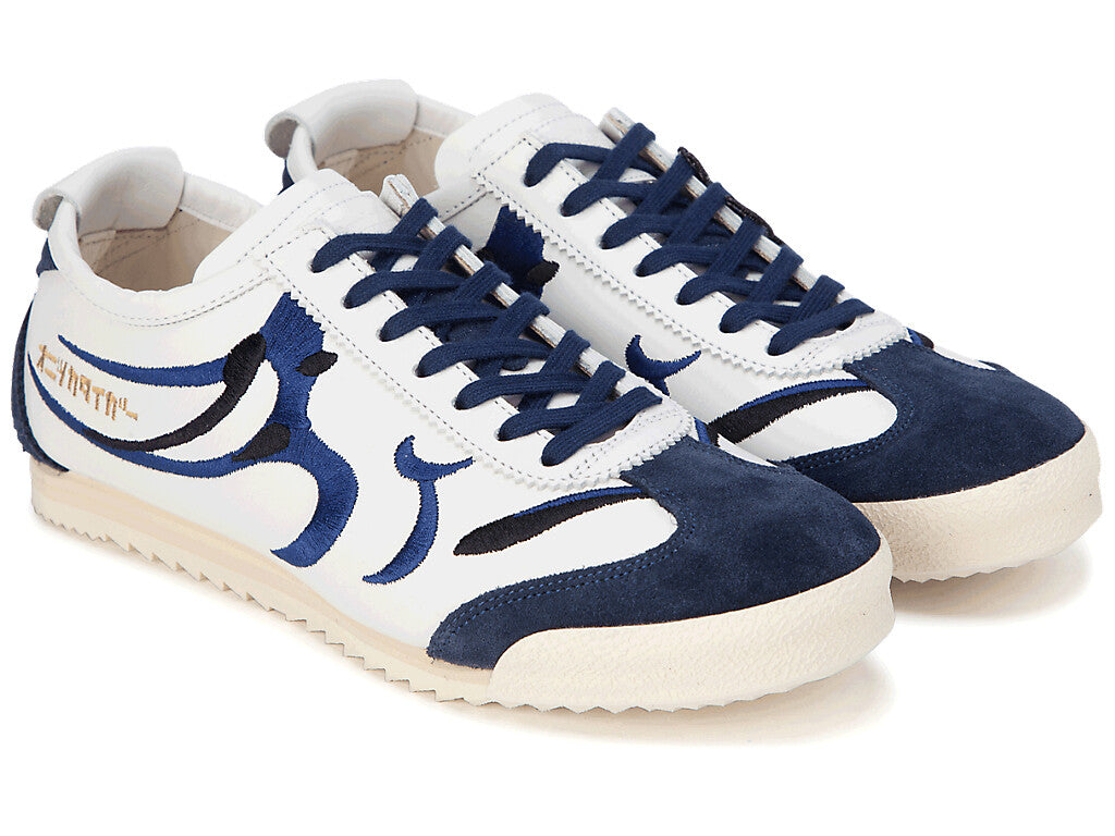 1182A187-100 Onitsuka Tiger Mexico 66 Deluxe White Peacoat (Men's)