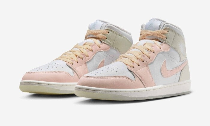 HJ6654-100 Nike Air Jordan 1 Mid Soft Pink (Men's)