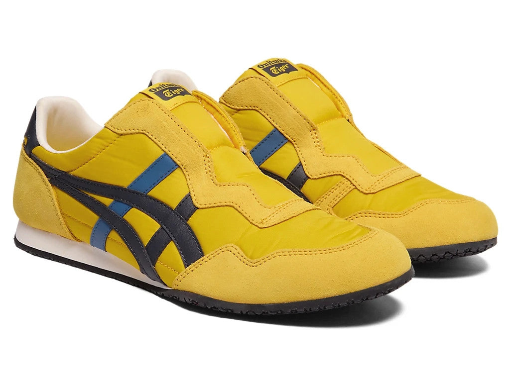 1183C615-750 Onitsuka Tiger Serrano Slip-On Sunflower Yellow/Indigo Navy (Men's)