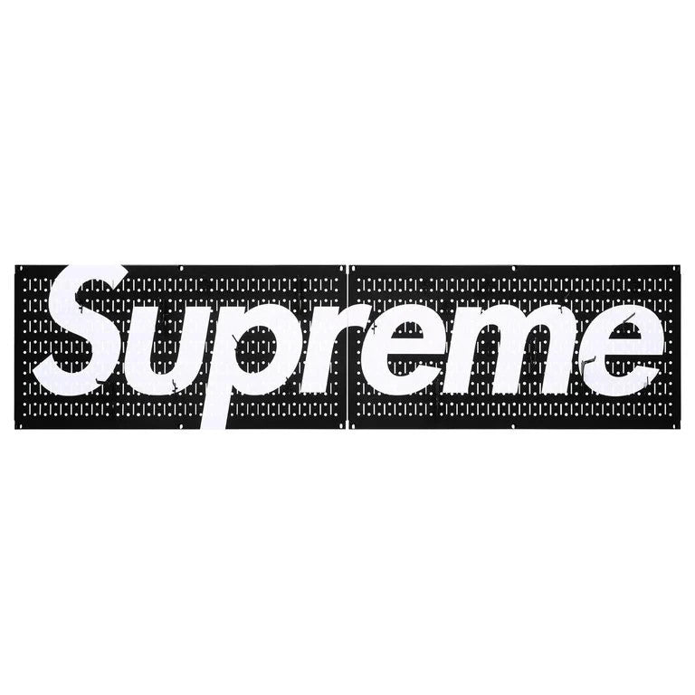 Supreme x Wall Control Pegboard Panel (Set of 2) Black