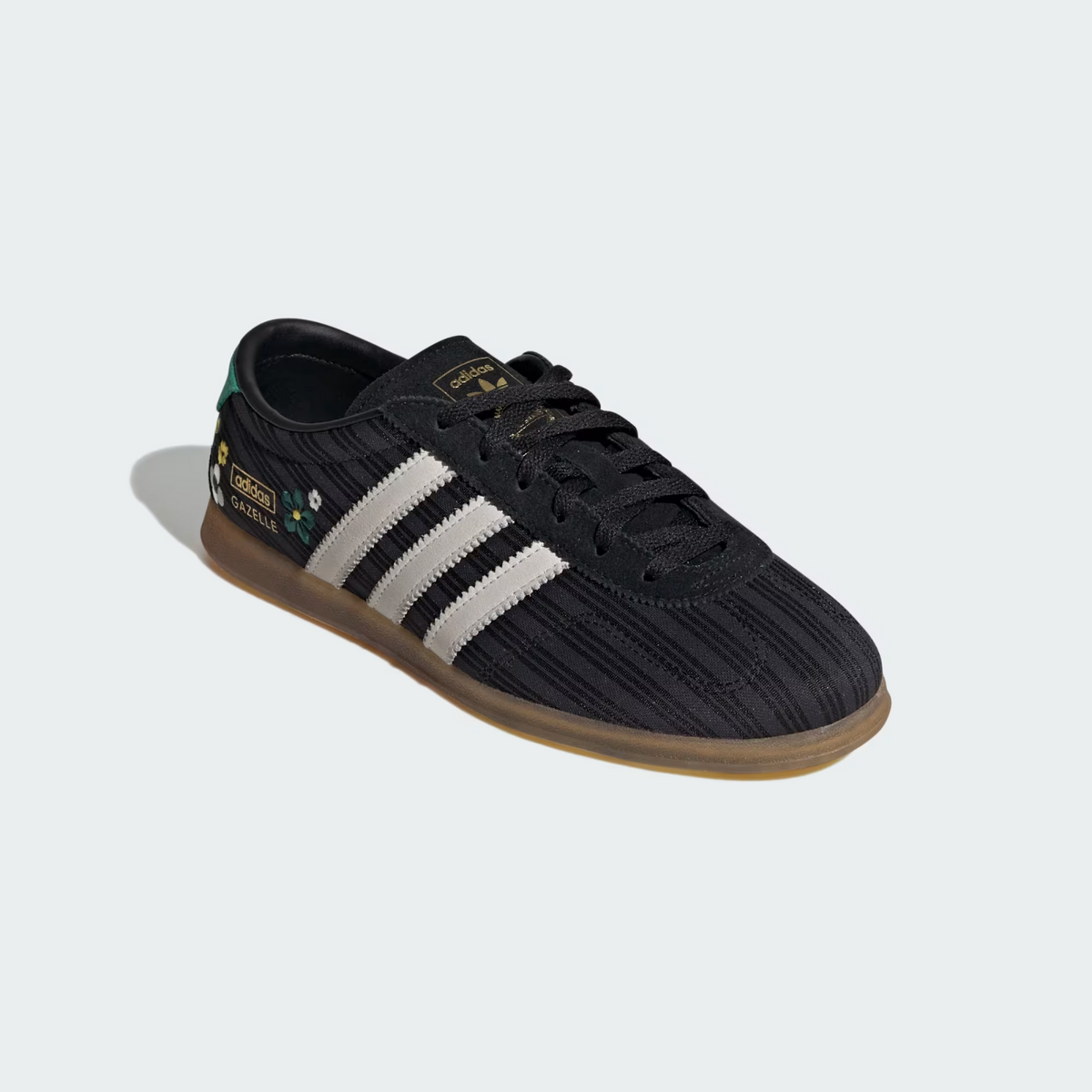 IH1890 adidas Gazelle Lo Pro Core Black Off White Gum (Men's)