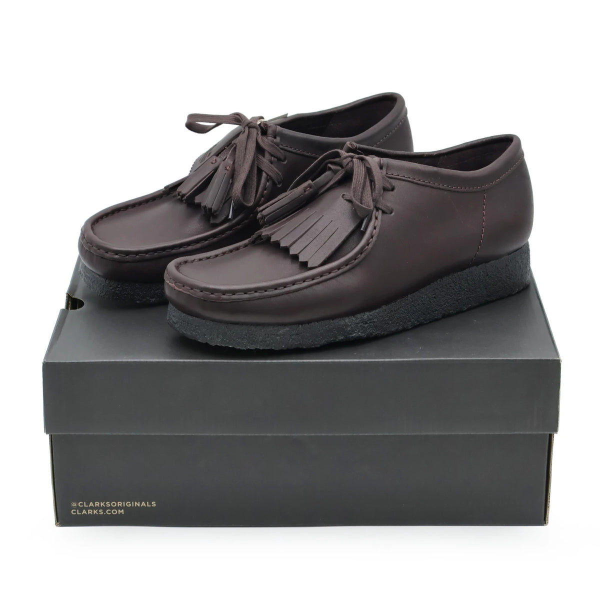 26182787 Clarks Wallabee Purple Grape Leather ( Men's )