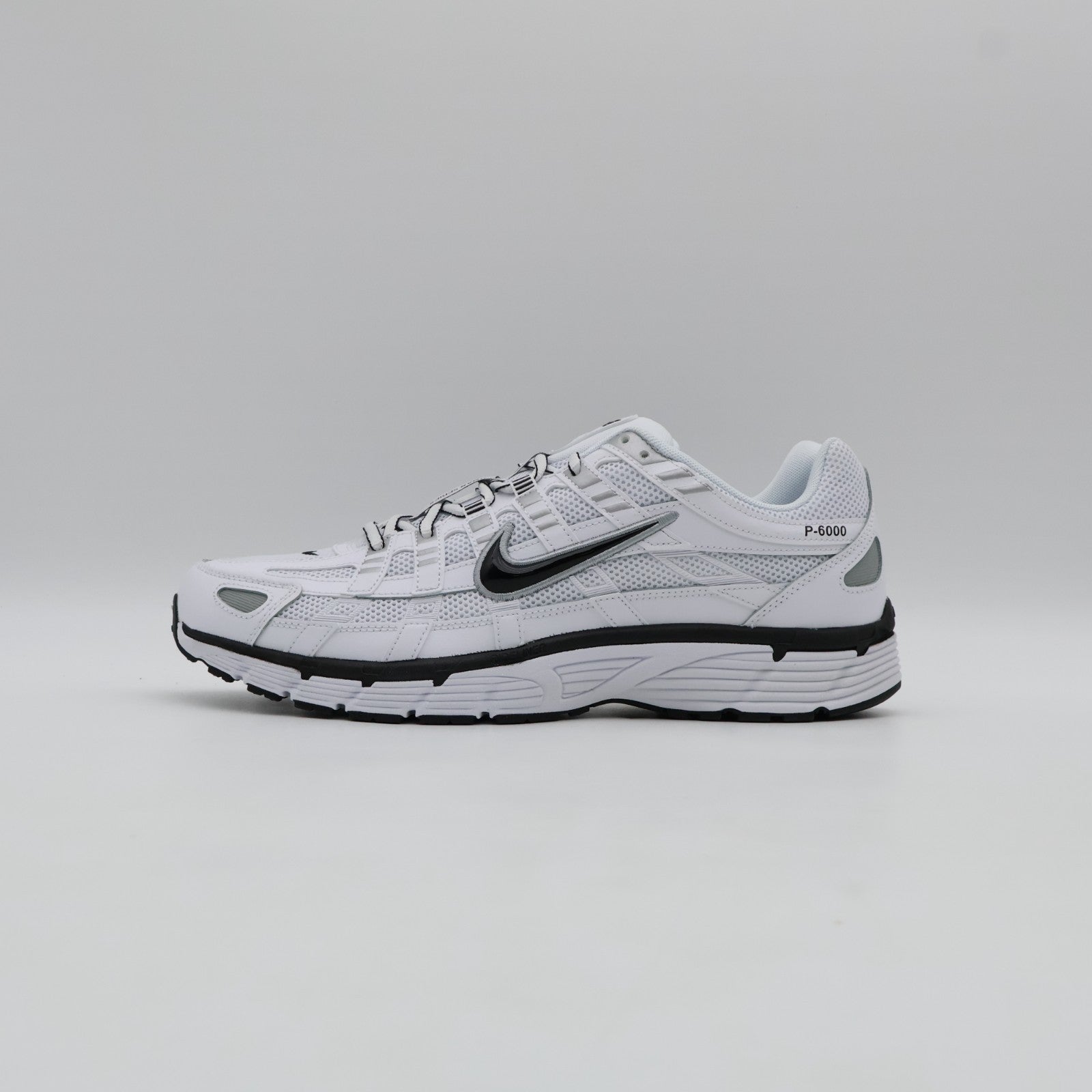 CD6404-107 Nike P-6000 White Metallic Silver Black Black (Men's)