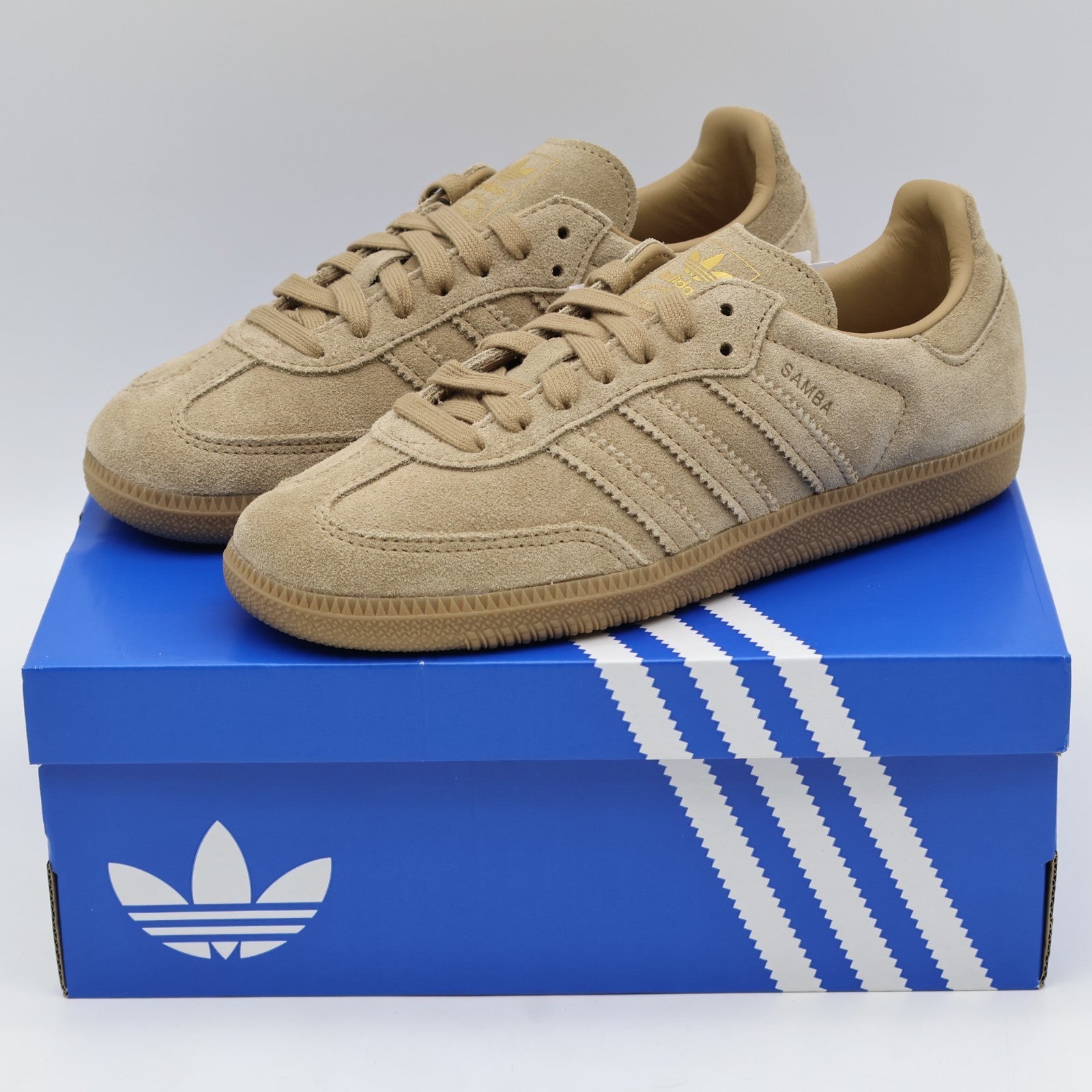 JR0889 adidas Originals Samba OG Cardboard Sand Strata Gold Metallic (Men's)