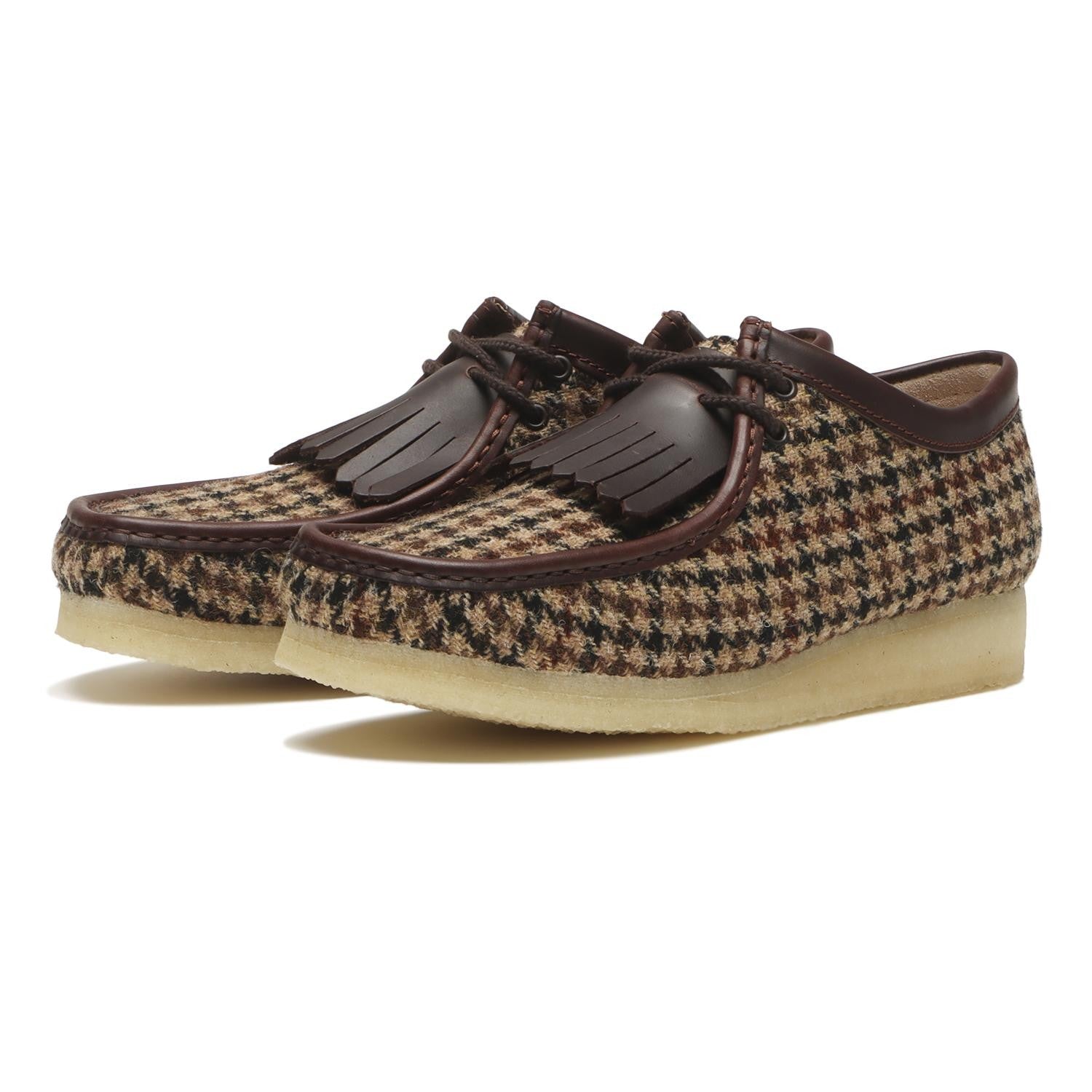 26182791 Harris Tweed à Clarks Wallabee Brown Tweed Combi ( Men's )