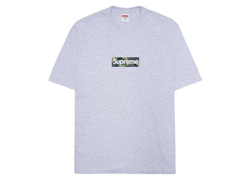Supreme Box Logo Tee Ash Grey (23FW)