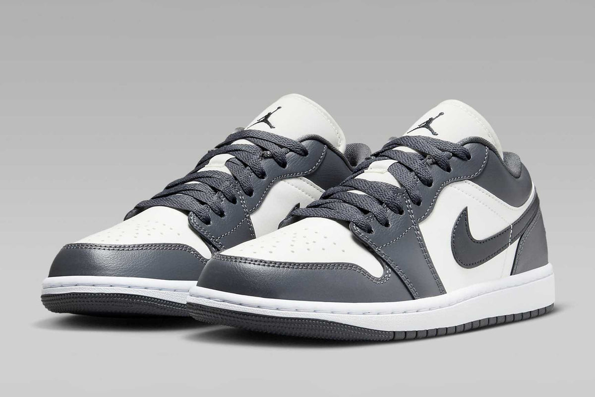 DC0774-102 Nike Air Jordan 1 Low Dark Grey (Women's)