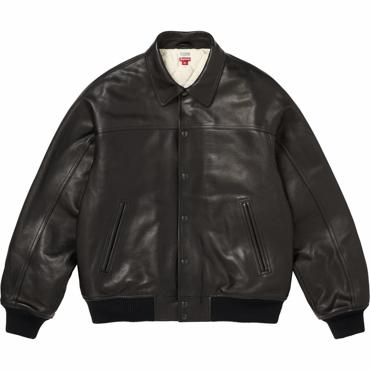 Supreme A.PRESSE Leather Jacket Black