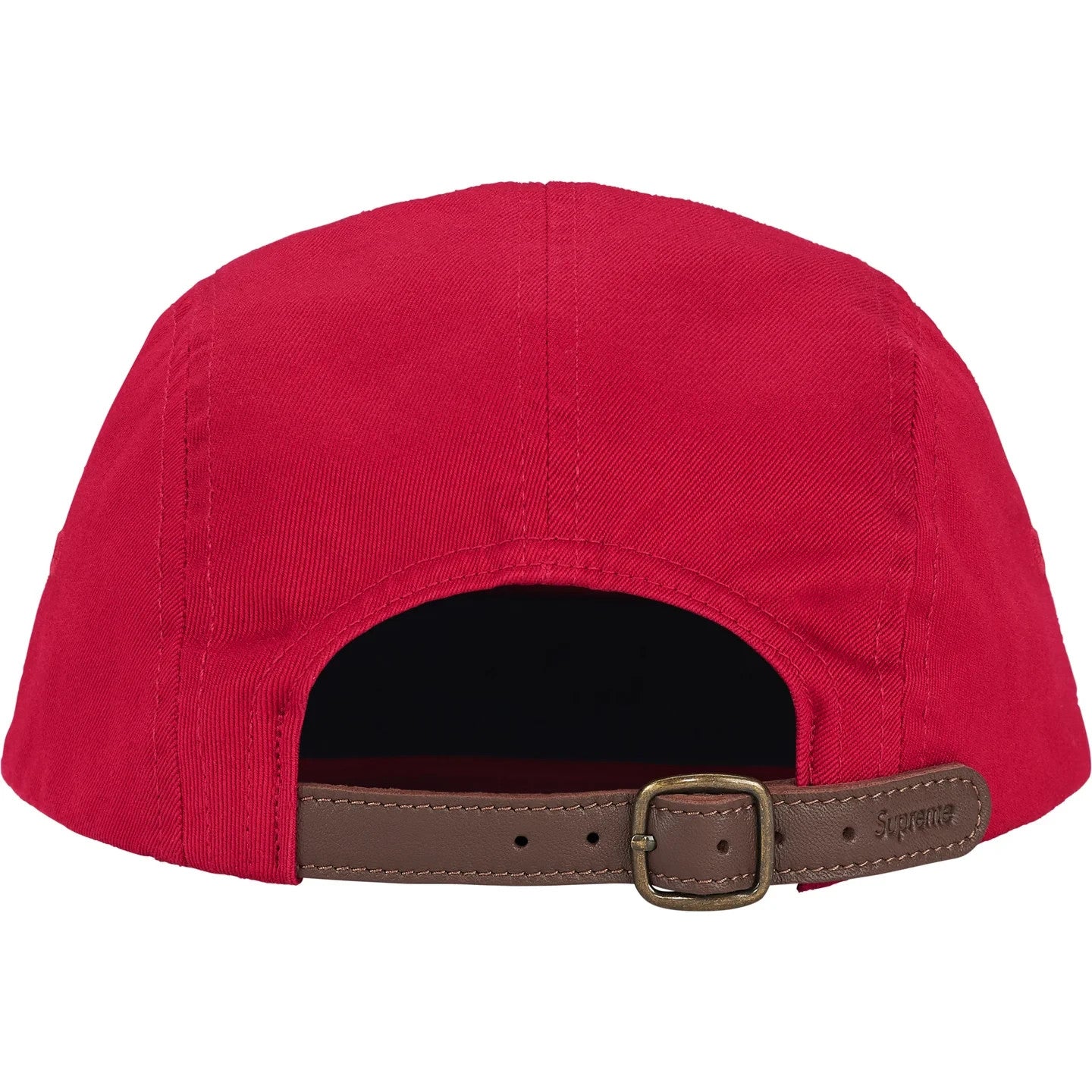Supreme Washed Chino Twill Camp Cap (26SS) Red