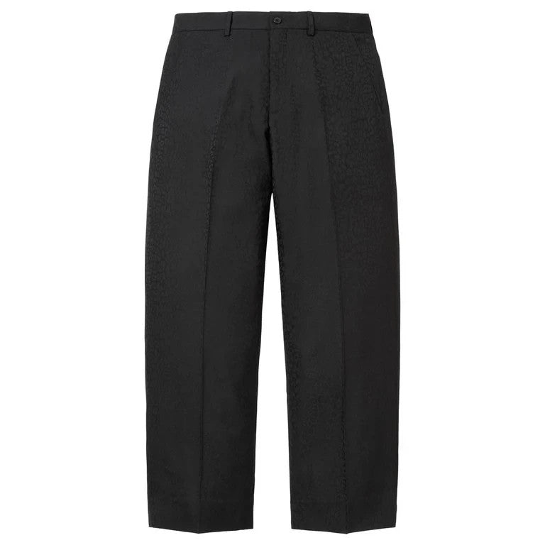 Supreme Leopard Wool Trouser Black