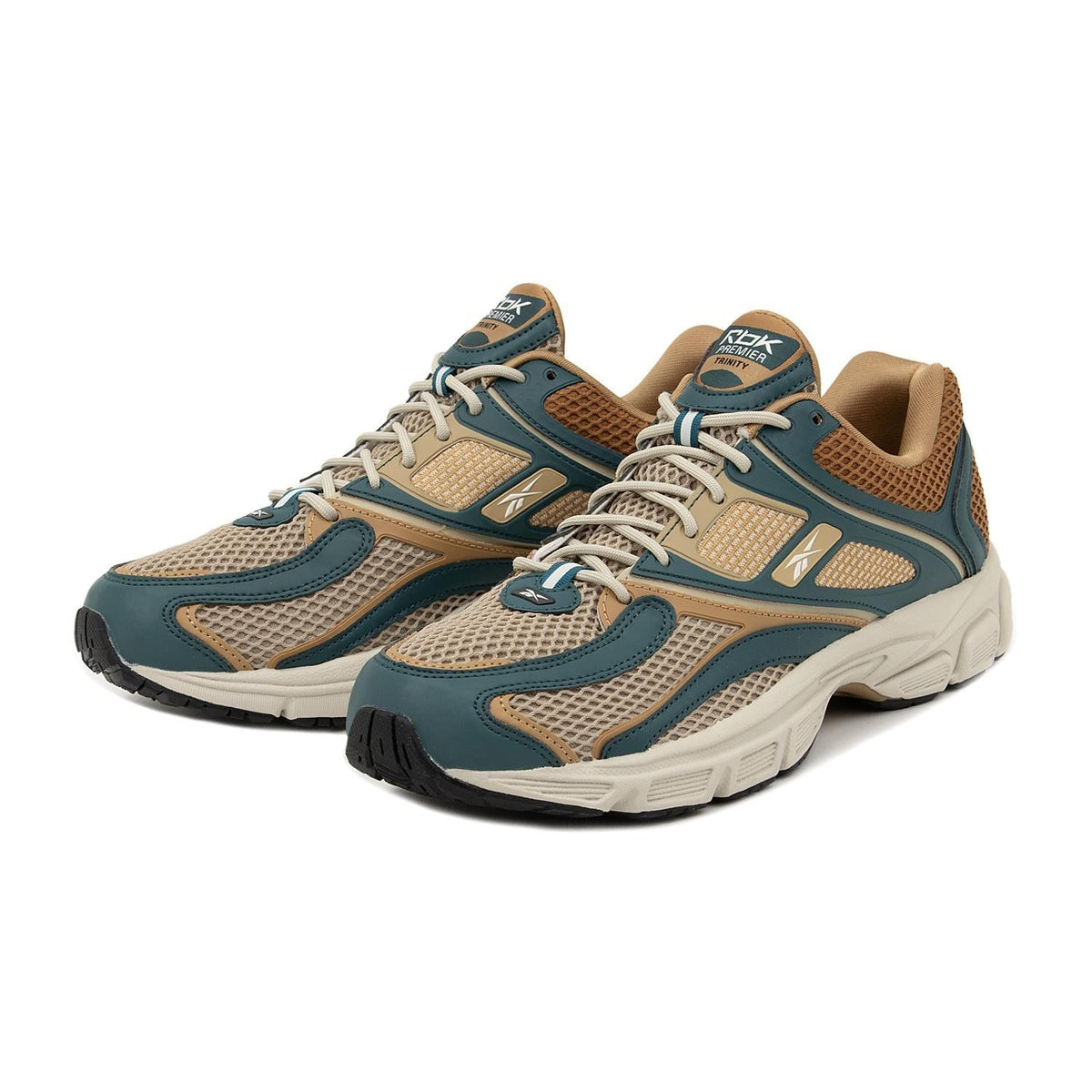 100230889 Reebok Premier Trinity Beige Teal (Men's)