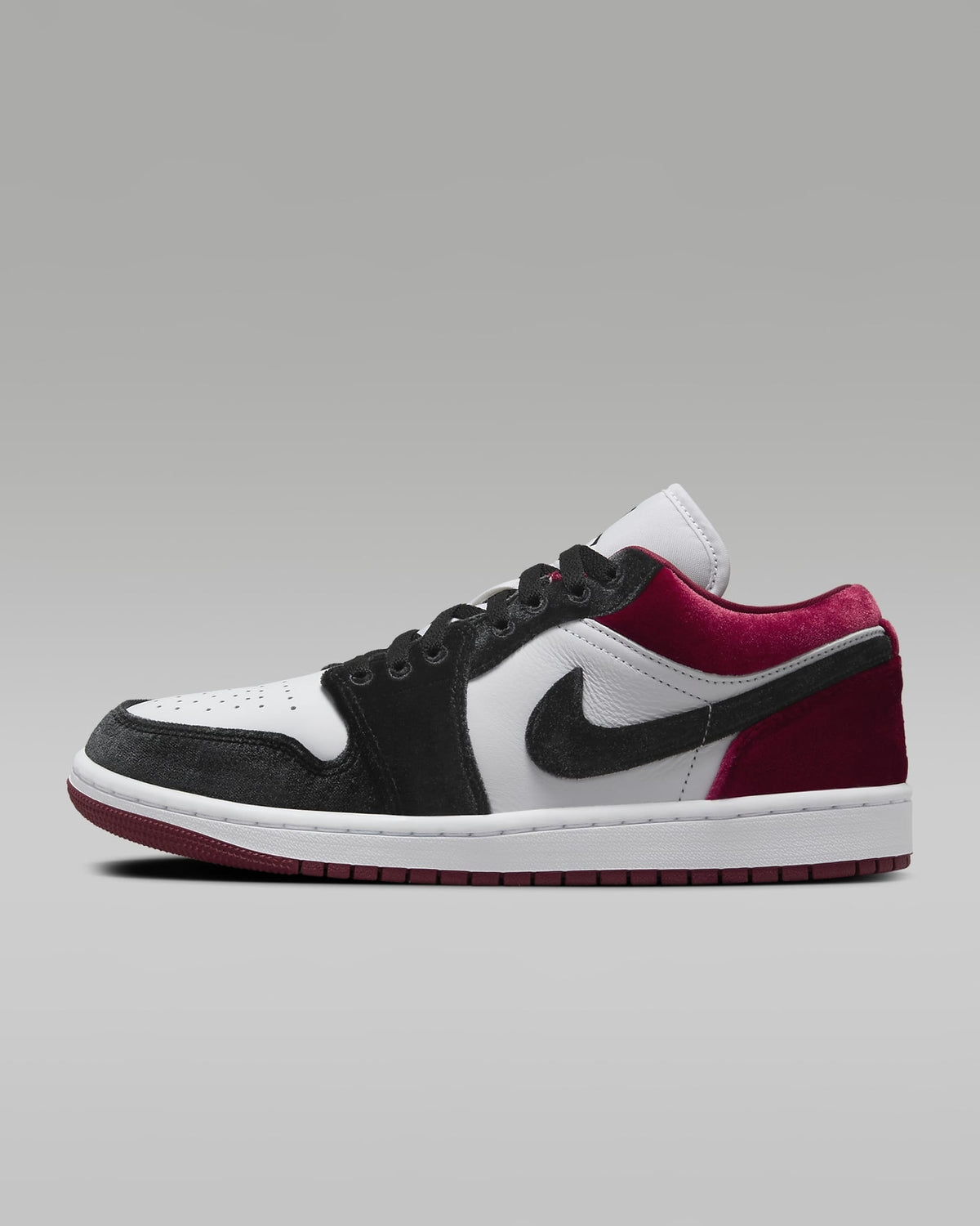 FZ3242-001 Nike Air Jordan 1 Low SE Velvet Red Black (Women's)