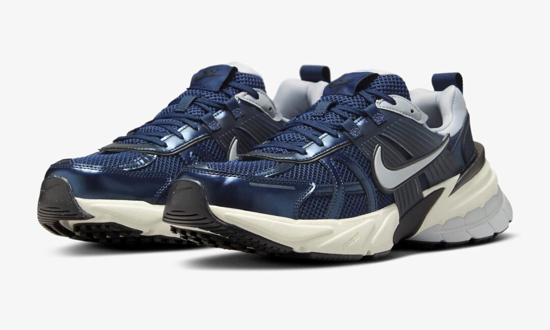 HJ4497-400 Nike V2K Run Obsidian Thunder Blue Wolf Grey (Women's)