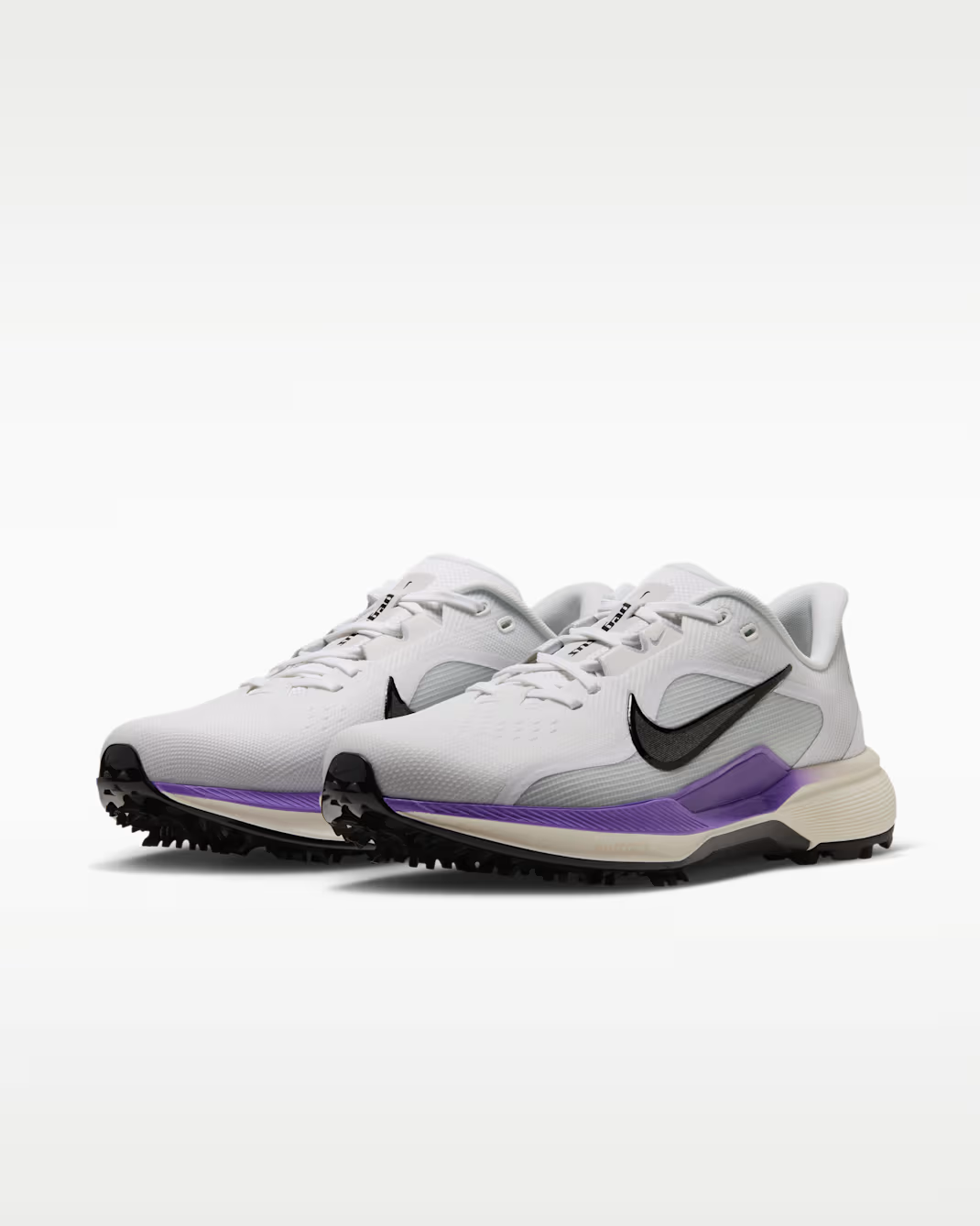 IO3695-103 Nike Pegasus 1 G "White/Action Grape/Metallic Silver" (Wide) (Men's)