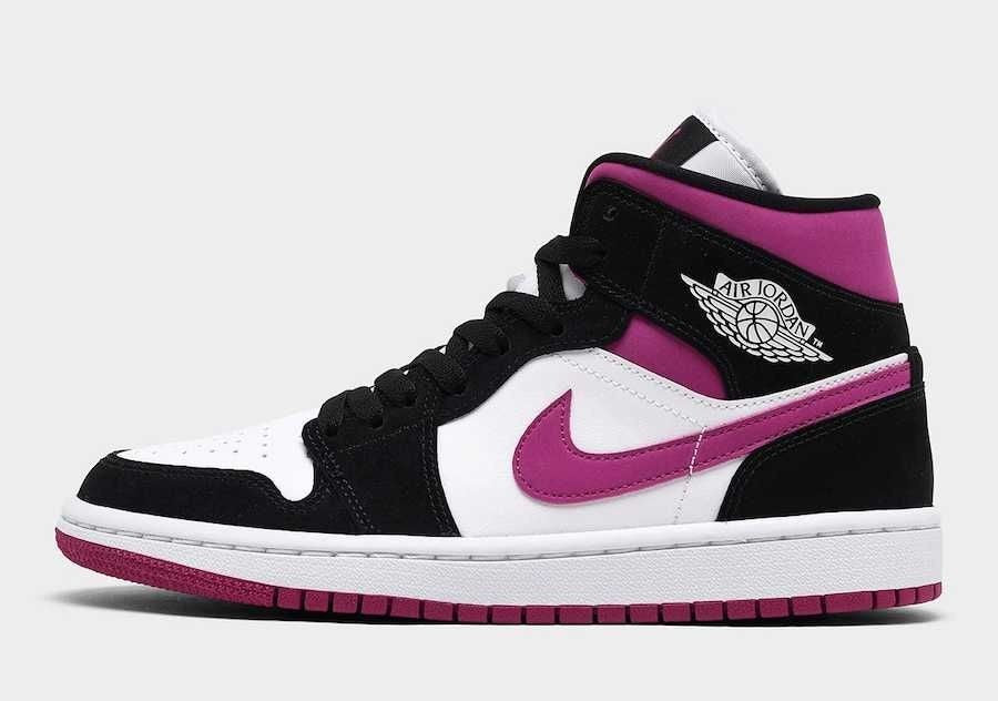 BQ6472-005 Nike Air Jordan 1 Mid "Magenta" (Women's)