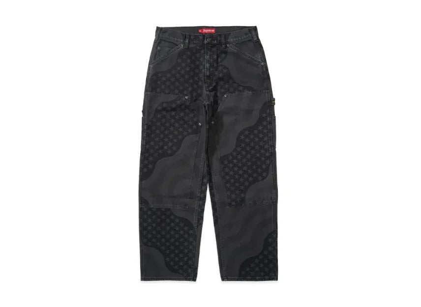 Supreme Flag Double Knee Painter Pant "Black"