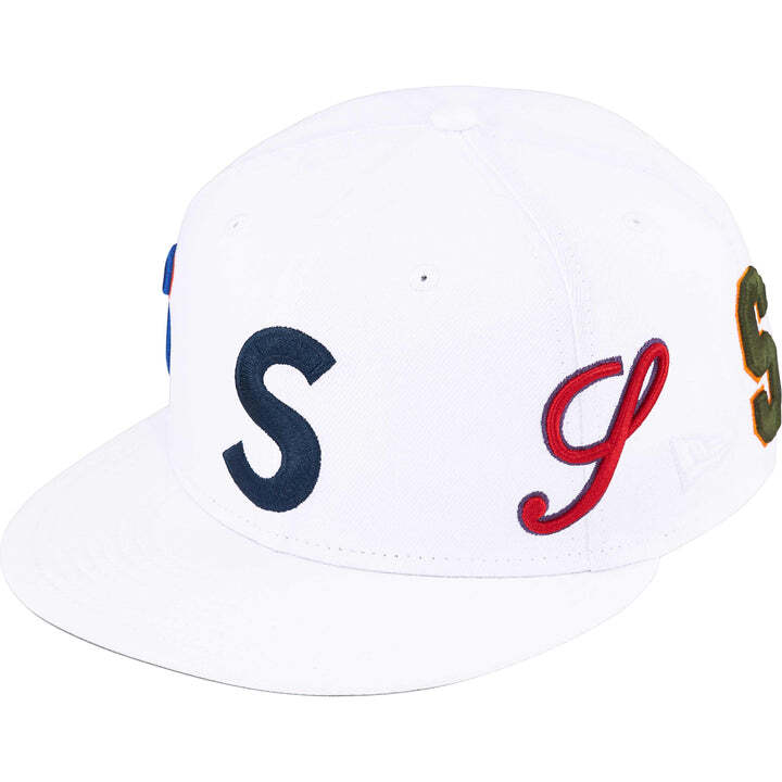Supreme Multi S Logo New Era White